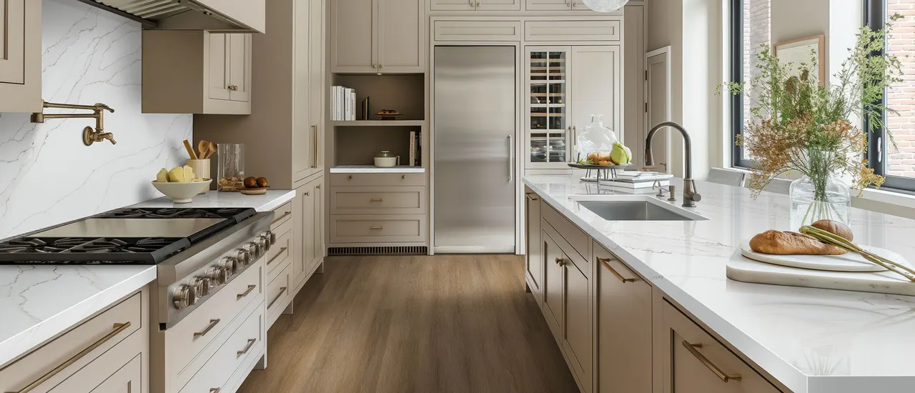 Calacatt Izaro Quartz countertop (1)