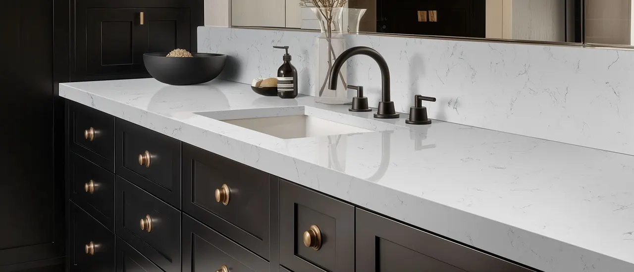 Carrara Morro Quartz Vignette