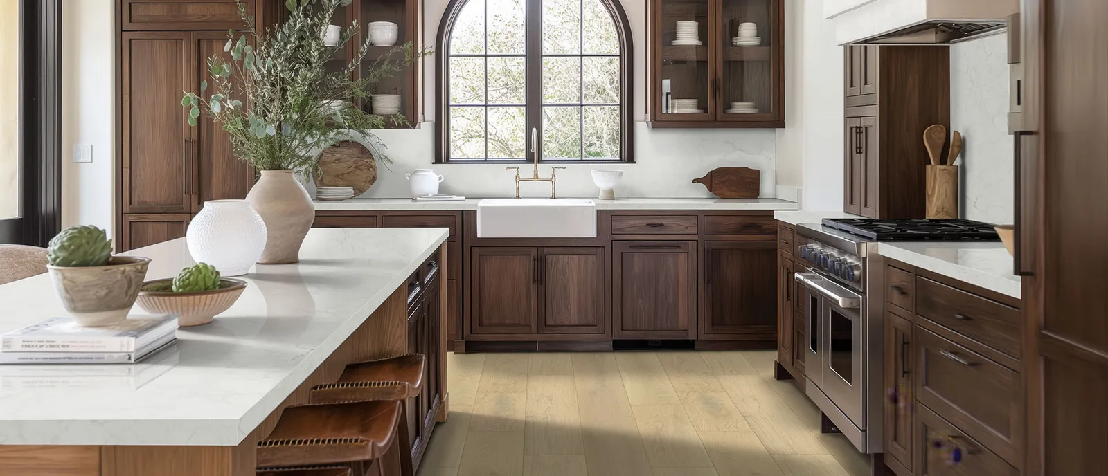 Calacatta Fioressa Quartz Kitchen Countertops