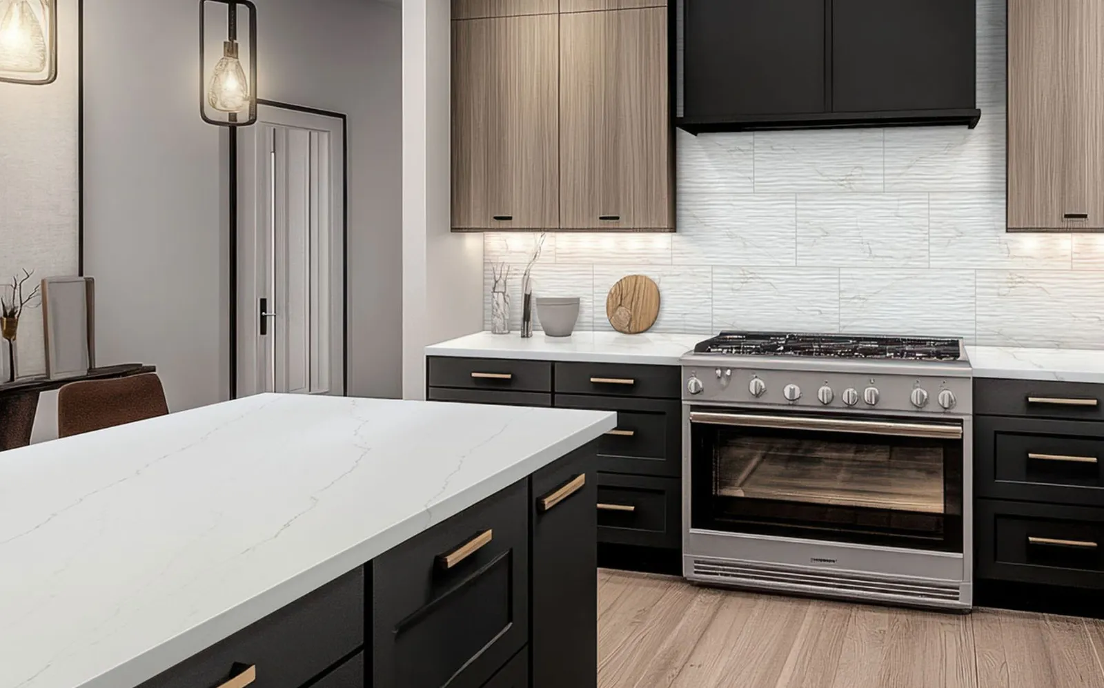 Honed Quartz Kitchen Countertops