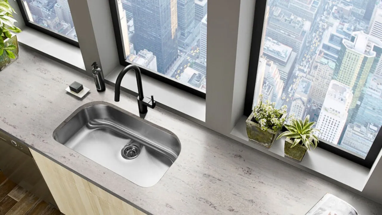 How to install undermount sink