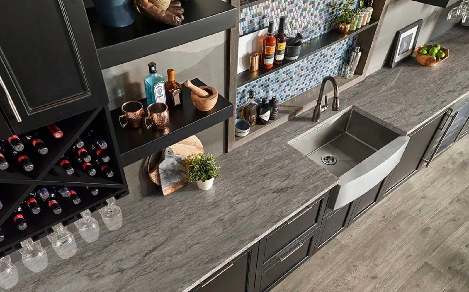 Leathered Granite Countertops